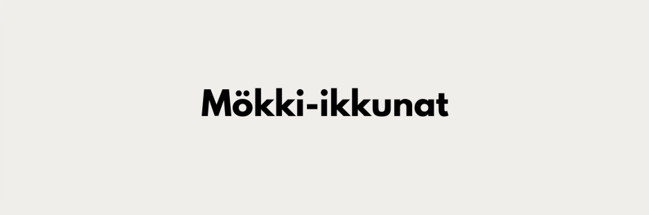 Mökki-ikkunat